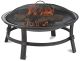 Brushed Copper Wood Burning Outdoor Fire Pit