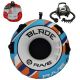 RAVE Sports - Blade Towable, 1-Section 2-Rider Tow Rope, & HS Inflator/Deflator - Blue/Orange